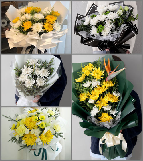 广东汕尾市海丰县陶河镇步雅村白事花束代送